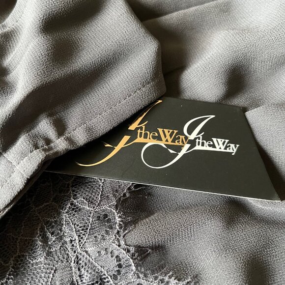 J the Way Maxi Dress with Lace (L) New With Tag - Picture 7 of 9